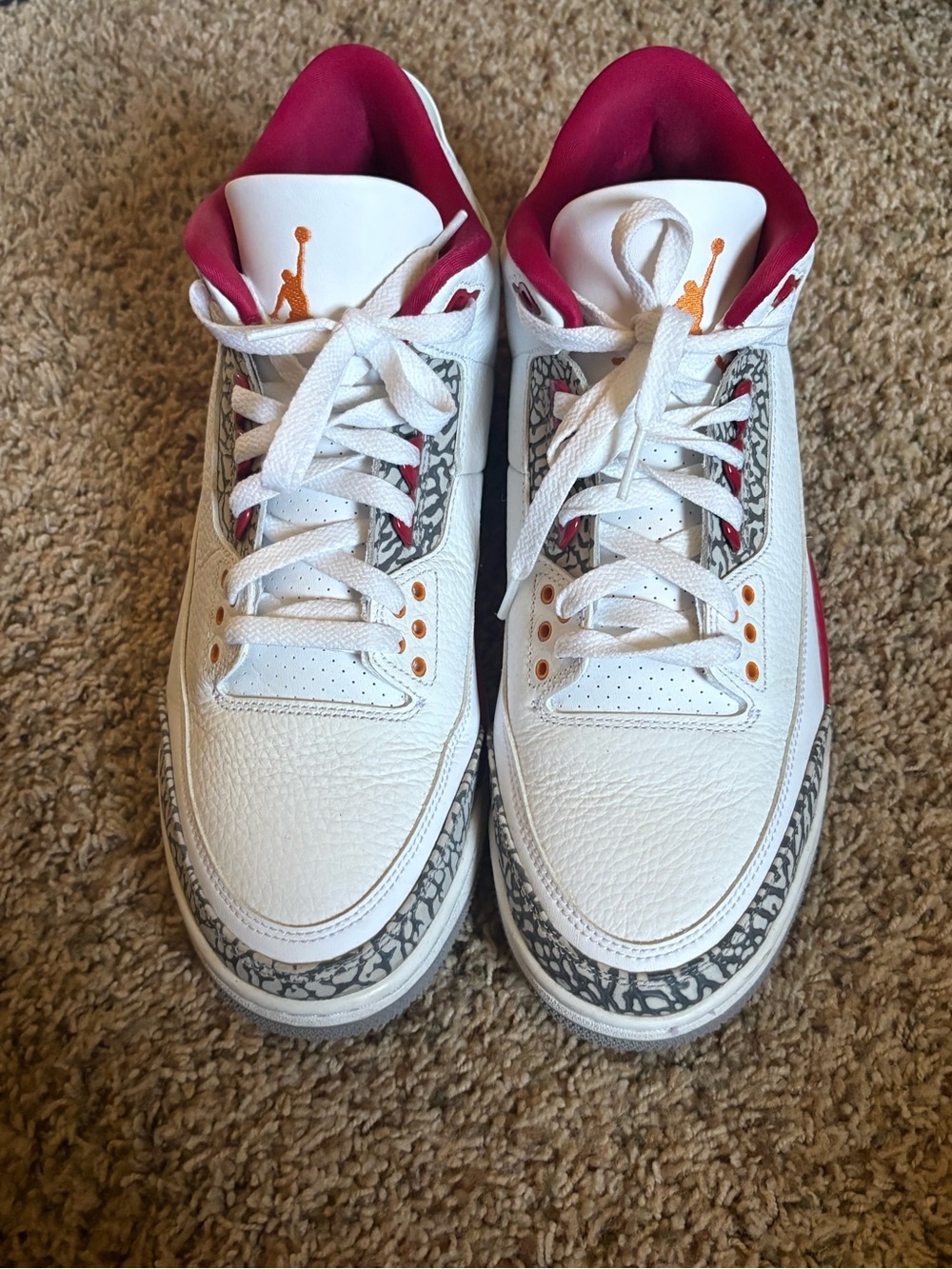 Jordan 3 Cardinal Red
